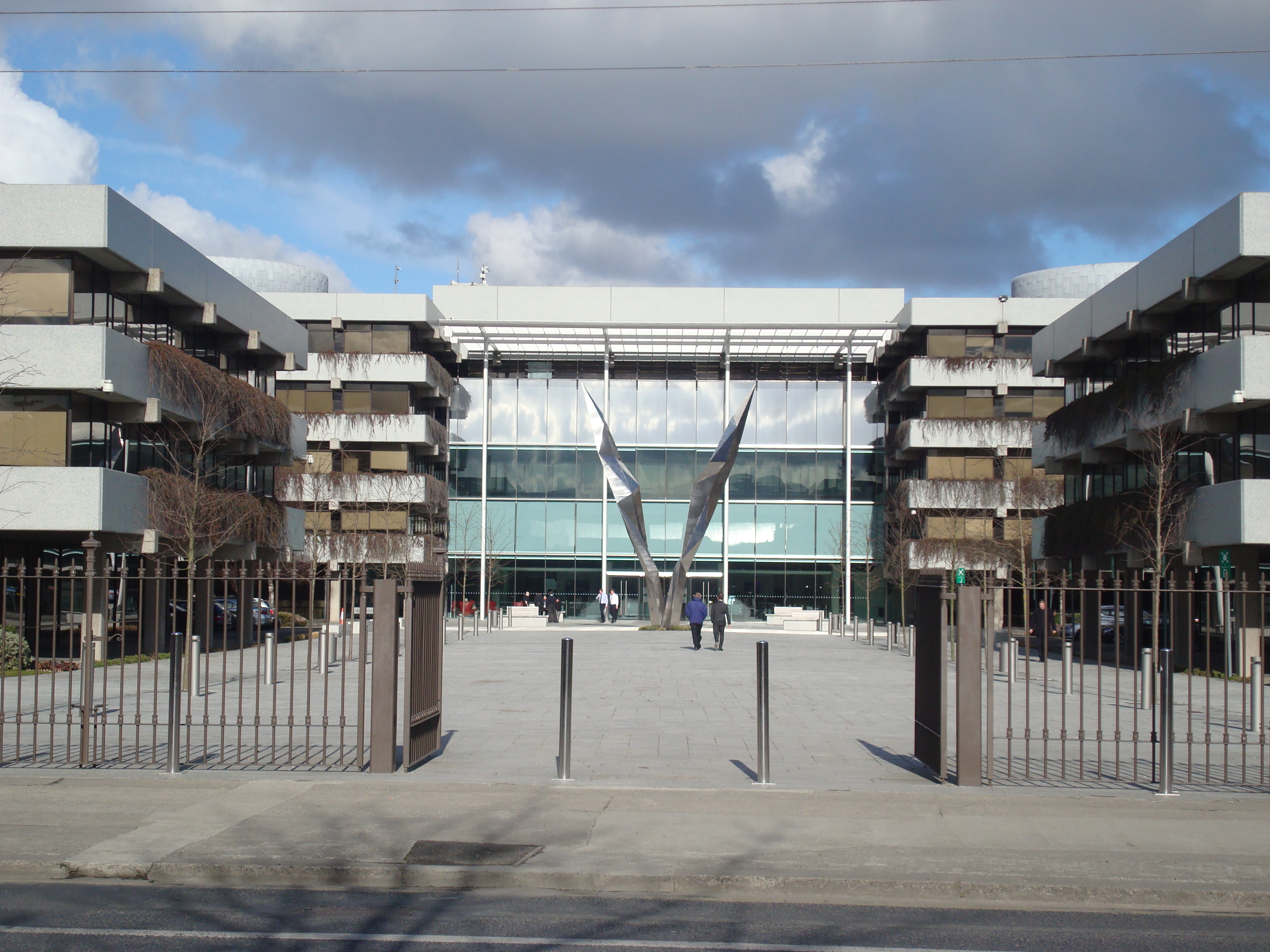 Archival photograph of the AIB Bank Centre in Dublin 4, taken in February 2010; not a photograph of the October 2026 mortgage announcement.