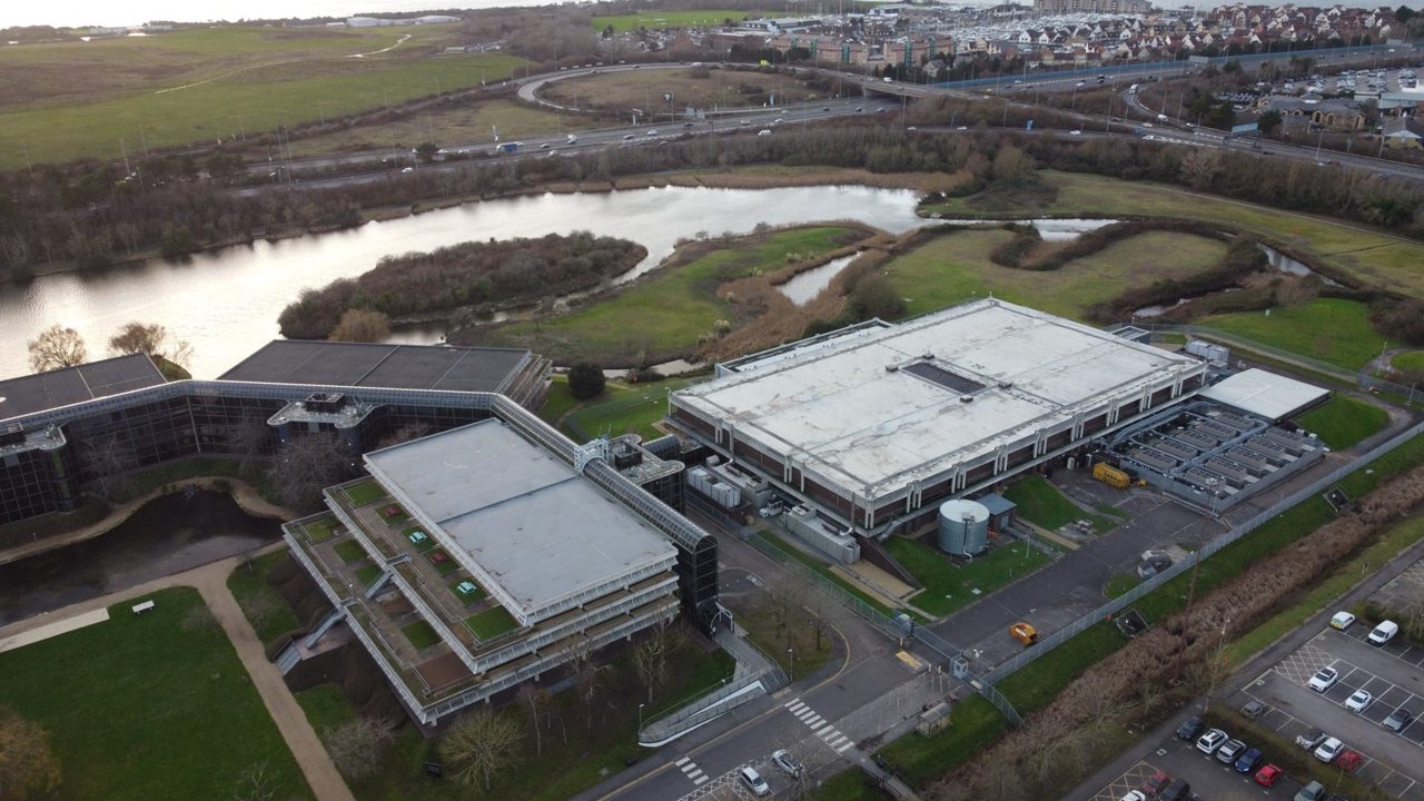 IBM site in Hampshire, photographed 21 December 2023 (archival).